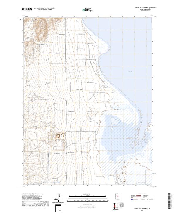 US Topo 7.5-minute map for Goshen Valley North UT