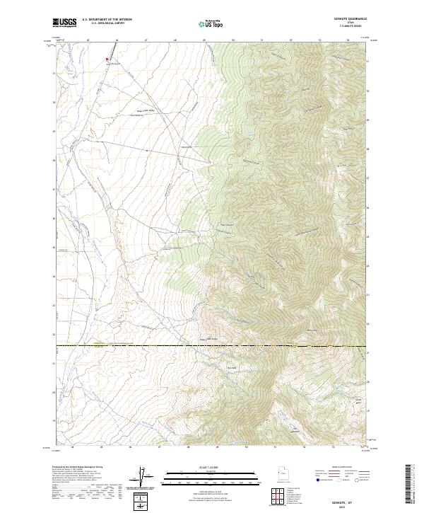 US Topo 7.5-minute map for Goshute UT