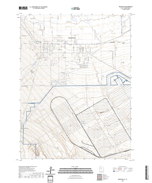 US Topo 7.5-minute map for Grantsville UT