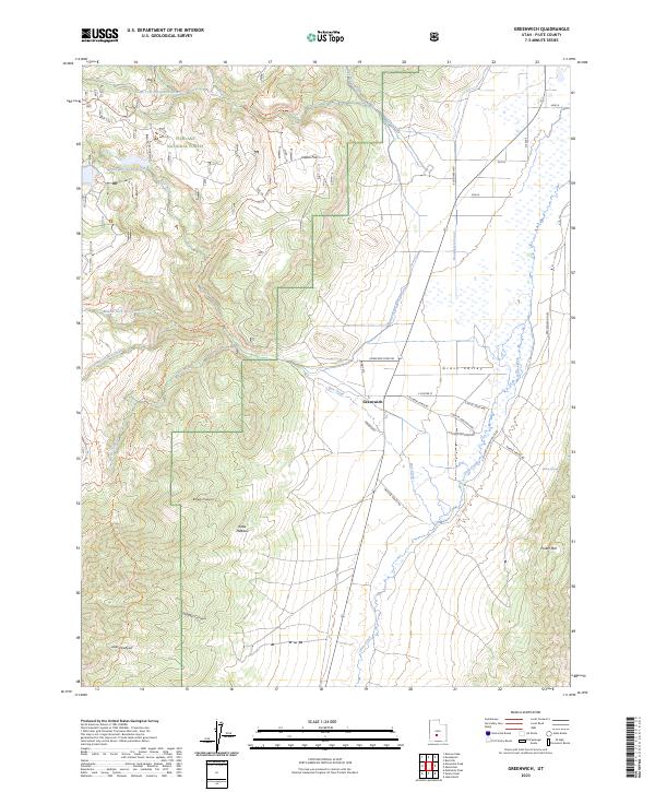 US Topo 7.5-minute map for Greenwich UT