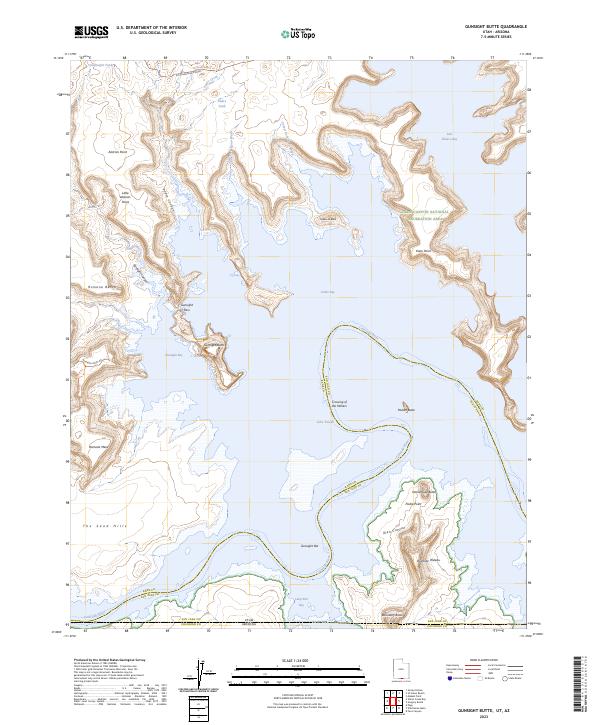 US Topo 7.5-minute map for Gunsight Butte UTAZ