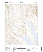 US Topo 7.5-minute map for Hall Mesa UT