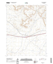 US Topo 7.5-minute map for Hatch Mesa UT