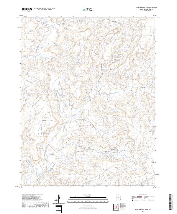 US Topo 7.5-minute map for Hatch Trading Post UT