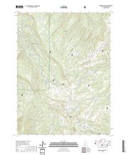 US Topo 7.5-minute map for Heber Mountain UT