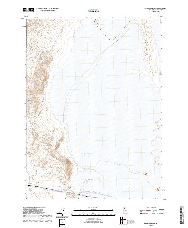 US Topo 7.5-minute map for Hogup Ridge North UT