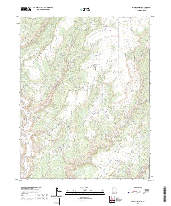 US Topo 7.5-minute map for Horsehead Point UT