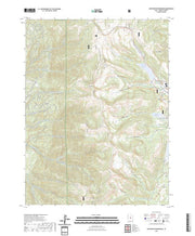 US Topo 7.5-minute map for Huntington Reservoir UT