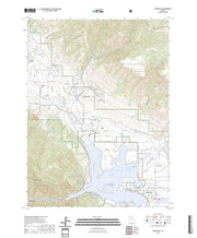 US Topo 7.5-minute map for Huntsville UT