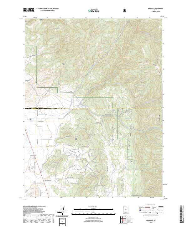 US Topo 7.5-minute map for Indianola UT