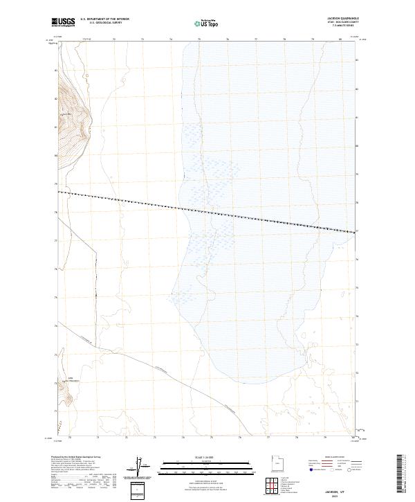 US Topo 7.5-minute map for Jackson UT