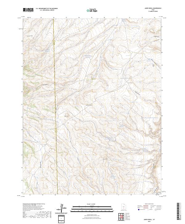 US Topo 7.5-minute map for Jakes Knoll UT