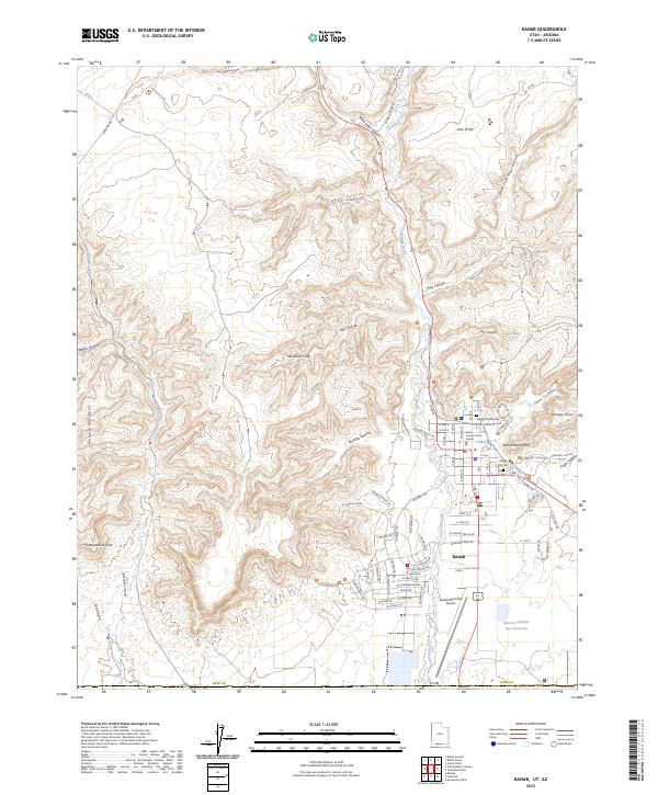 US Topo 7.5-minute map for Kanab UTAZ