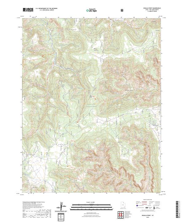 US Topo 7.5-minute map for Kigalia Point UT