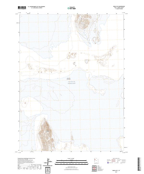 US Topo 7.5-minute map for Knolls SE UT