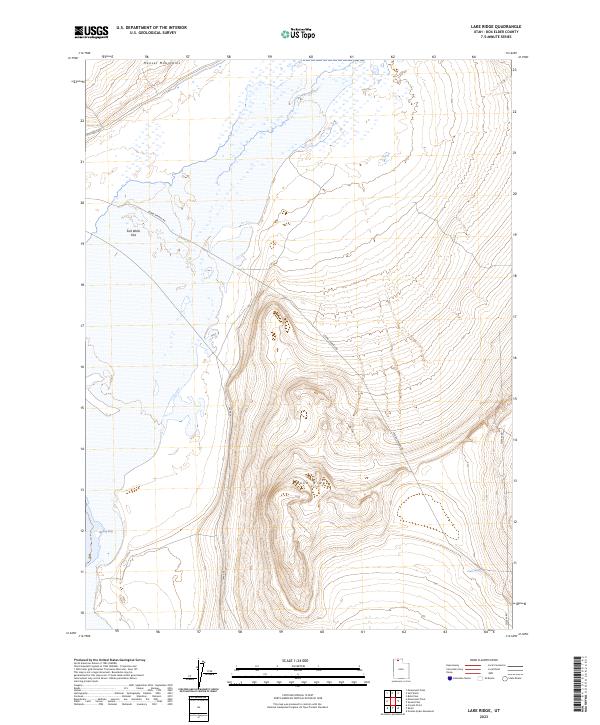 US Topo 7.5-minute map for Lake Ridge UT