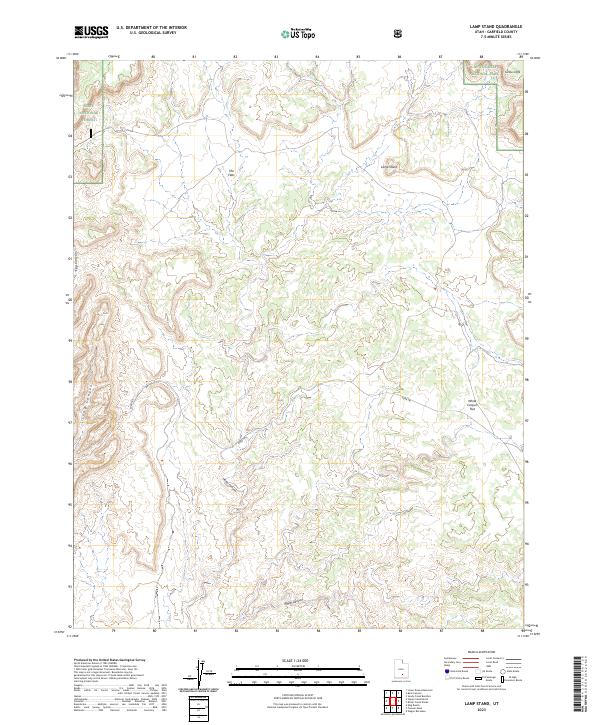 US Topo 7.5-minute map for Lamp Stand UT