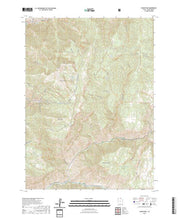 US Topo 7.5-minute map for Logan Peak UT