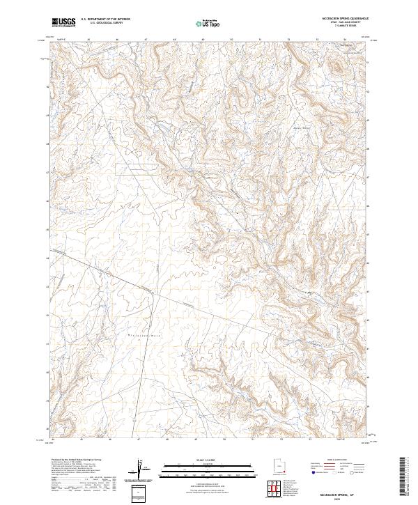 US Topo 7.5-minute map for McCracken Spring UT