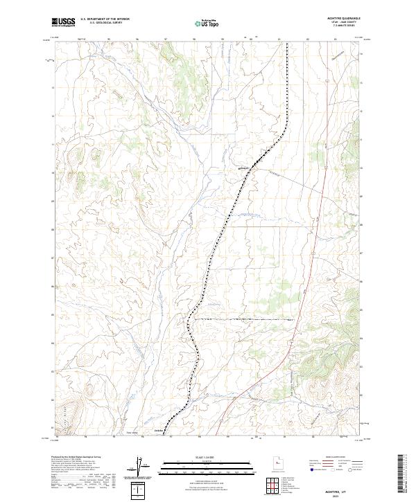 US Topo 7.5-minute map for McIntyre UT