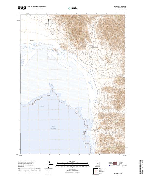 US Topo 7.5-minute map for Messix Peak UT