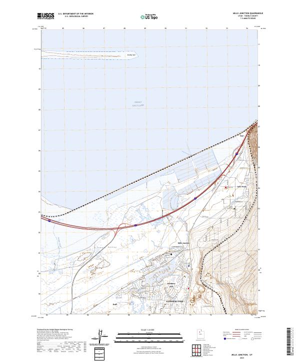 US Topo 7.5-minute map for Mills Junction UT