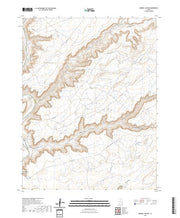 US Topo 7.5-minute map for Mineral Canyon UT