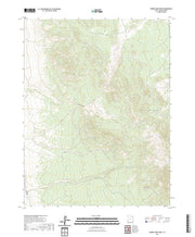 US Topo 7.5-minute map for Miners Cabin Wash UT