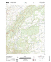 US Topo 7.5-minute map for Monticello Lake UT