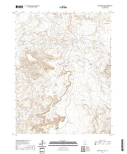 US Topo 7.5-minute map for Mussentuchit Flat UT