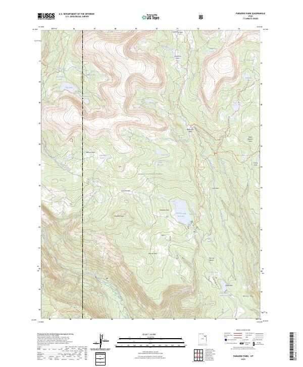 US Topo 7.5-minute map for Paradise Park UT