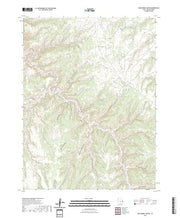 US Topo 7.5-minute map for Pine Spring Canyon UT