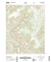 US Topo 7.5-minute map for Poison Canyon UT