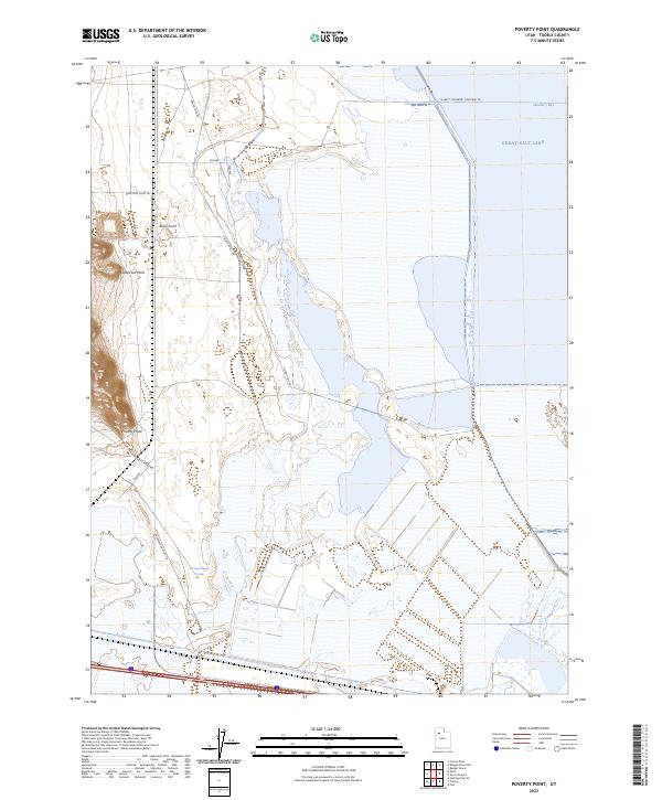 US Topo 7.5-minute map for Poverty Point UT