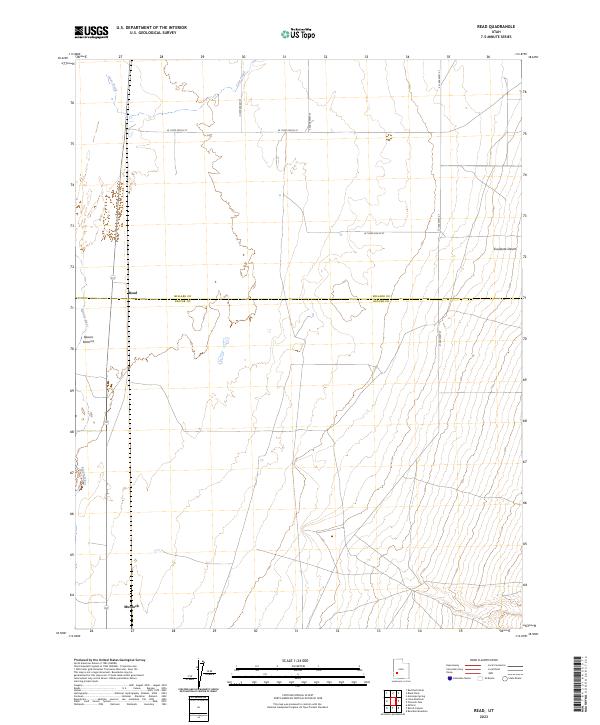 US Topo 7.5-minute map for Read UT