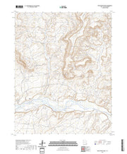 US Topo 7.5-minute map for Recapture Pocket UT