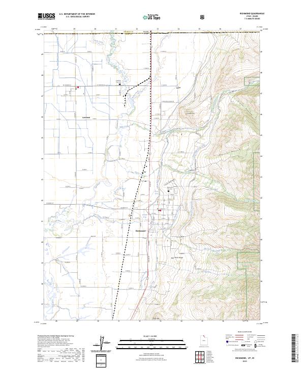 US Topo 7.5-minute map for Richmond UTID