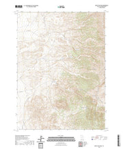 US Topo 7.5-minute map for Rocky Pass Peak UT