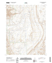 US Topo 7.5-minute map for Sandy Creek Benches UT