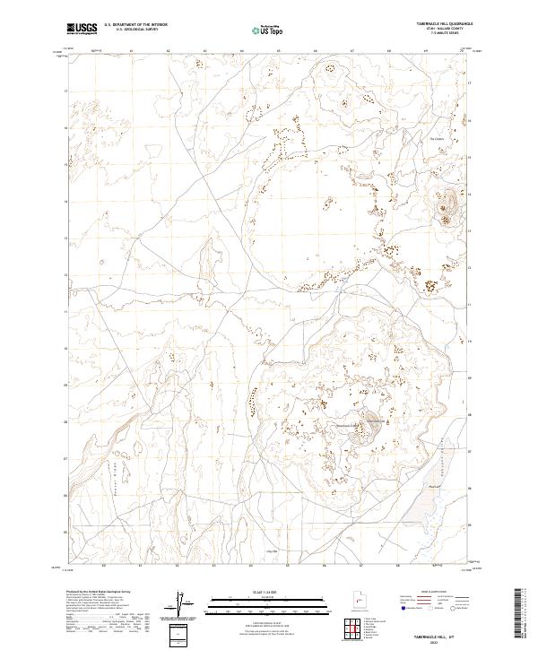 US Topo 7.5-minute map for Tabernacle Hill UT