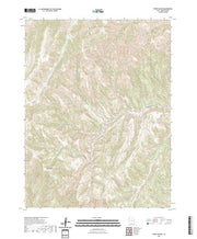 US Topo 7.5-minute map for Tepee Canyon UT