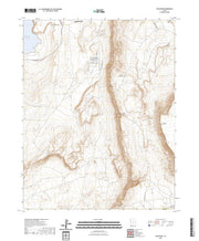 US Topo 7.5-minute map for The Divide UT