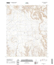 US Topo 7.5-minute map for The Frying Pan UT