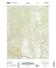 US Topo 7.5-minute map for Water Hollow Ridge UT