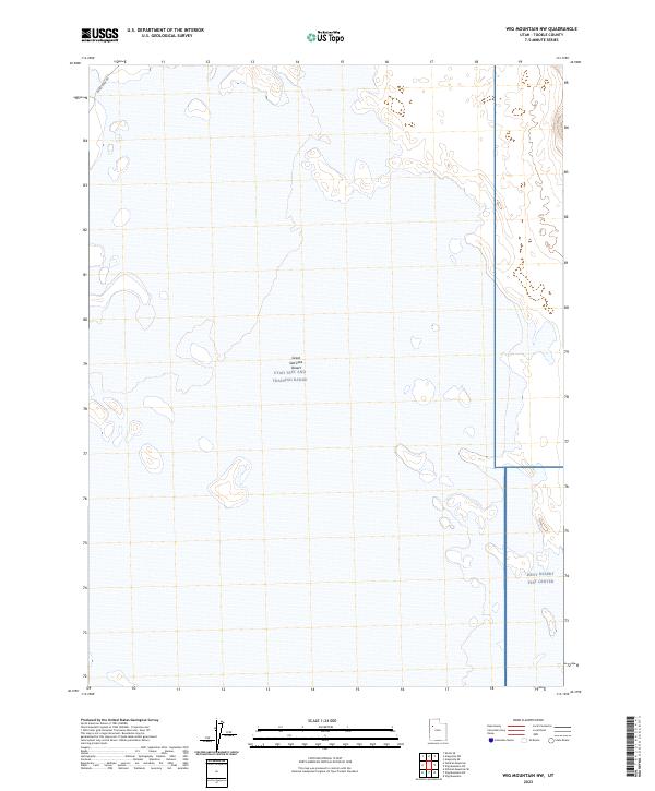 US Topo 7.5-minute map for Wig Mountain NW UT