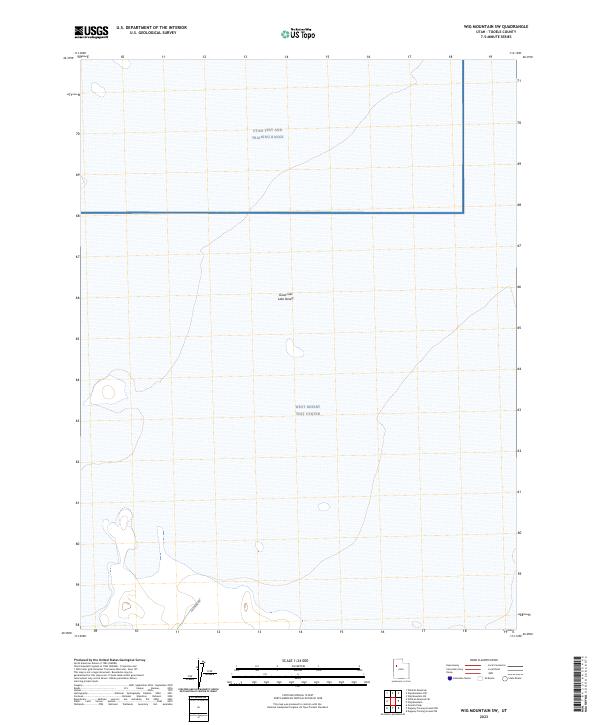 US Topo 7.5-minute map for Wig Mountain SW UT