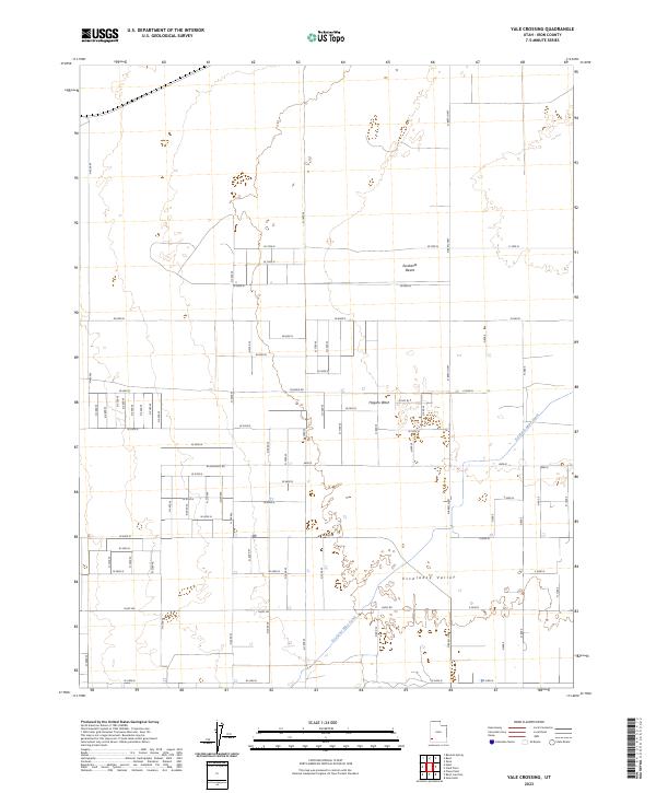 US Topo 7.5-minute map for Yale Crossing UT