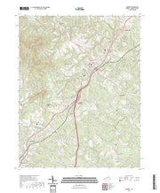 US Topo 7.5-minute map for Amherst VA