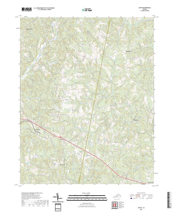 US Topo 7.5-minute map for Axton VA