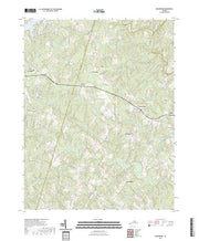 US Topo 7.5-minute map for Beaverdam VA